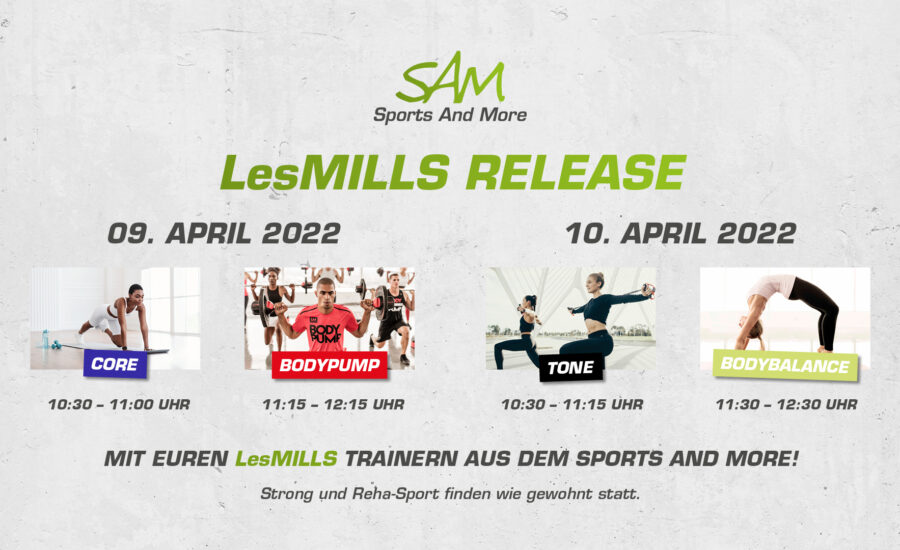 LesMills Release April