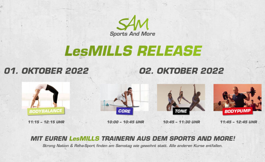 LesMills Release Oktober 2022