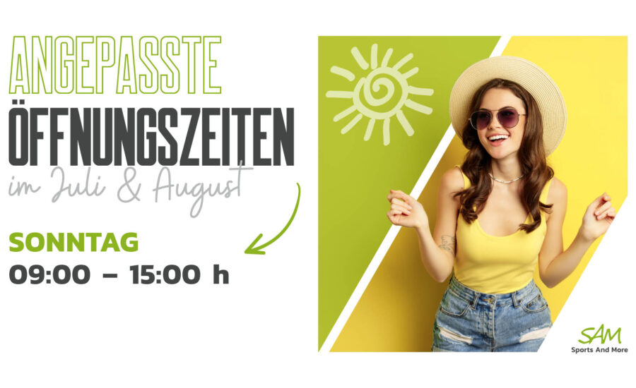 Angepasste Öffnungszeiten