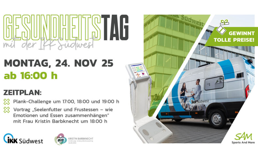 Gesundheitstag mit der IKK Südwest