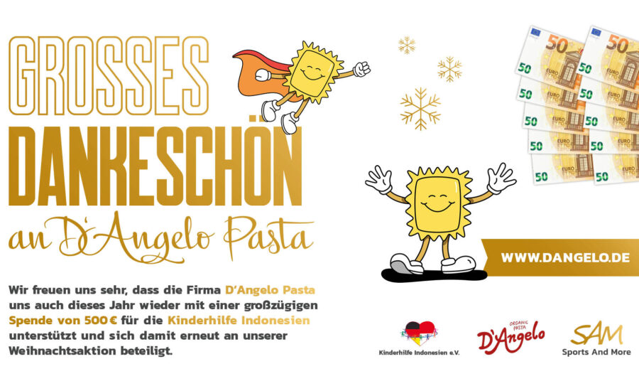 Großes Dankeschön an D’Angelo Pasta