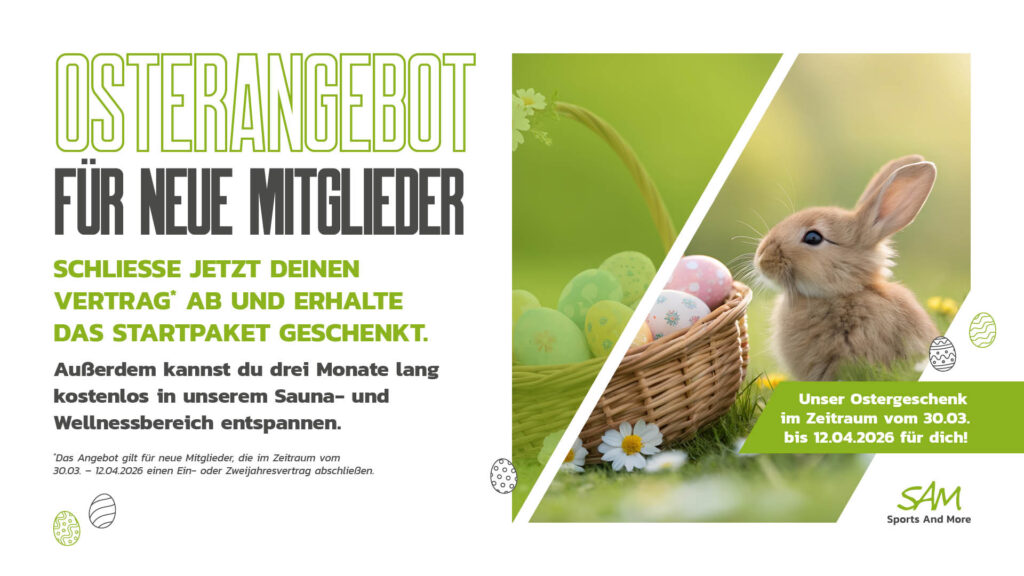 Unser Osterangebot für neue Mitglieder 🐣🎁