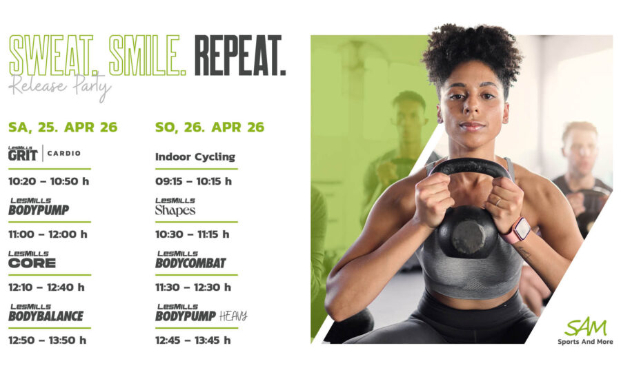 Sweat. Smile. Repeat.