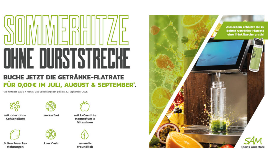 Sommerhitze ohne Durststrecke