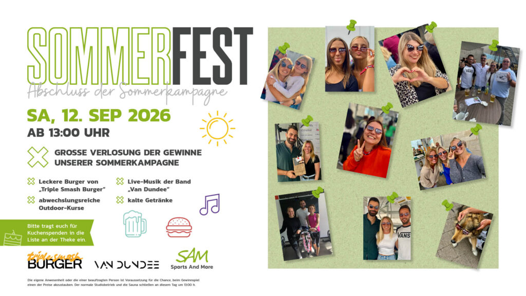 Wir freuen uns auf ein tolles Sommerfest mit euch! 😍☀️