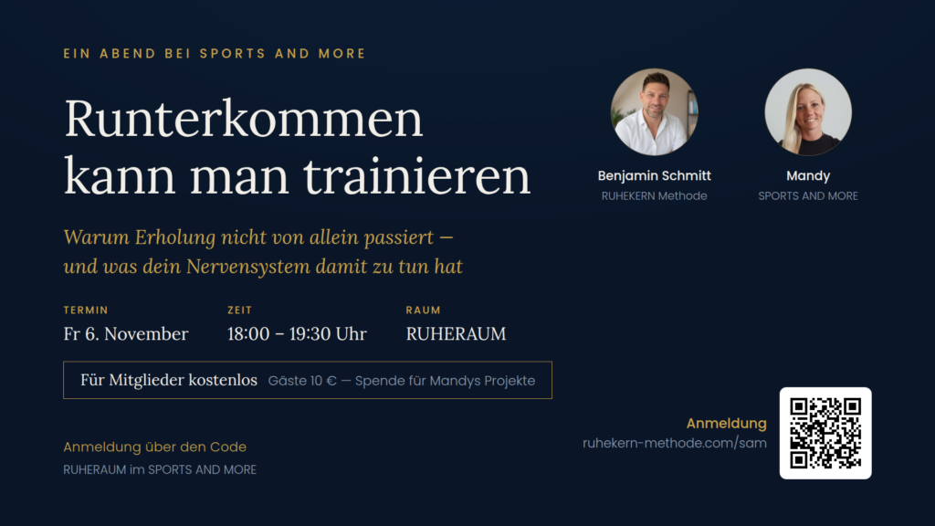Warum Erholung nicht von allein passiert — und was dein Nervensystem damit zu tun hat.