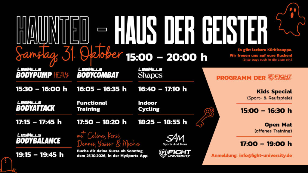 Am 31. Oktober verwandelt sich das SAM in ein Geisterhaus! 👻🎃